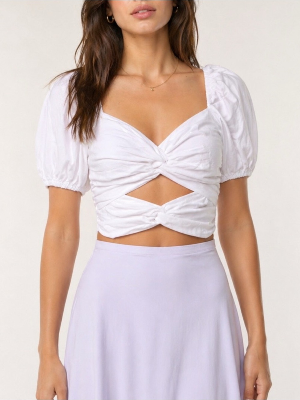 Like new 💕 Reformation Karina white linen top